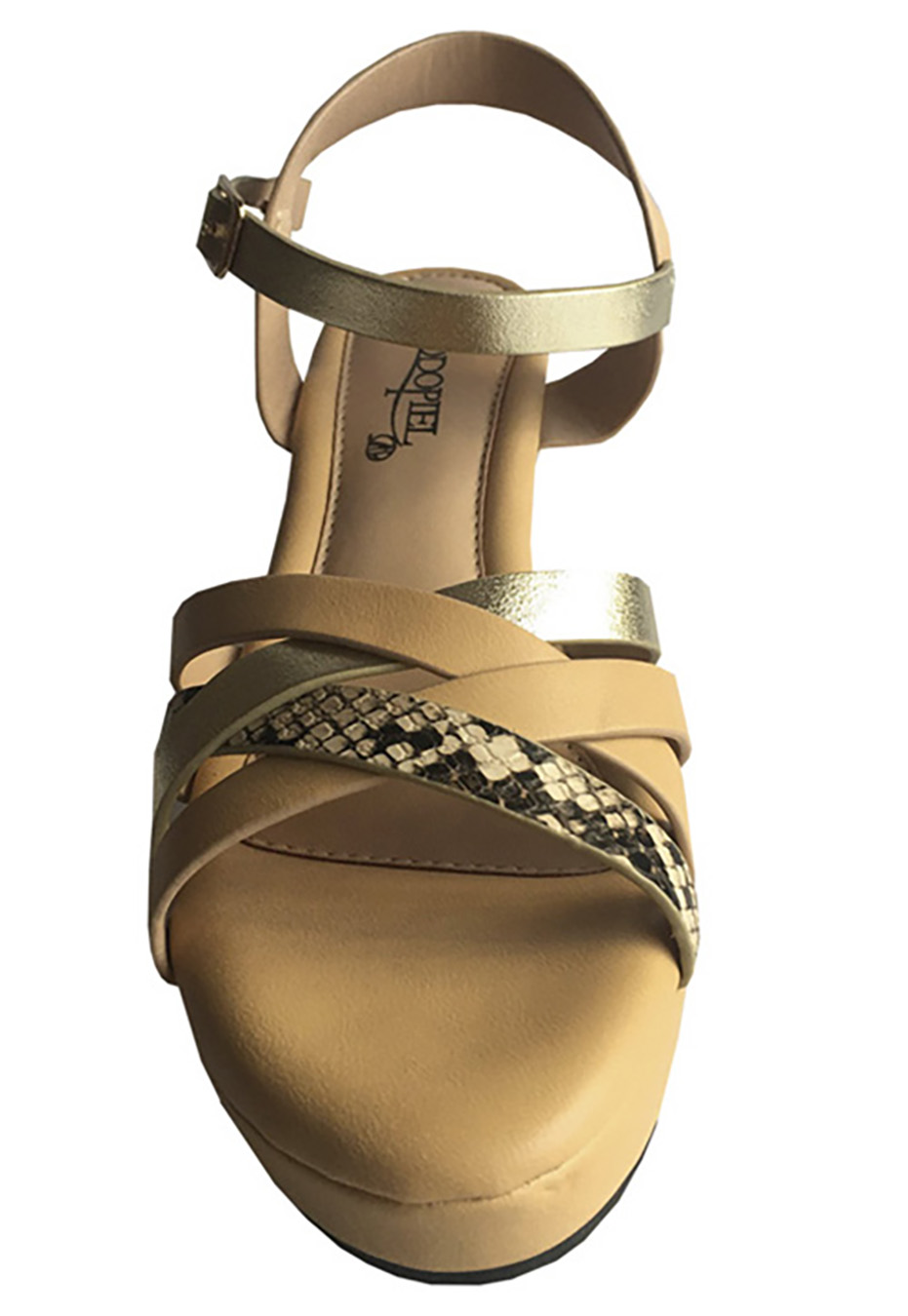 SANDALIAS MUJER TODOPIEL BEIGE ECOCUERO ZAY65 - 3