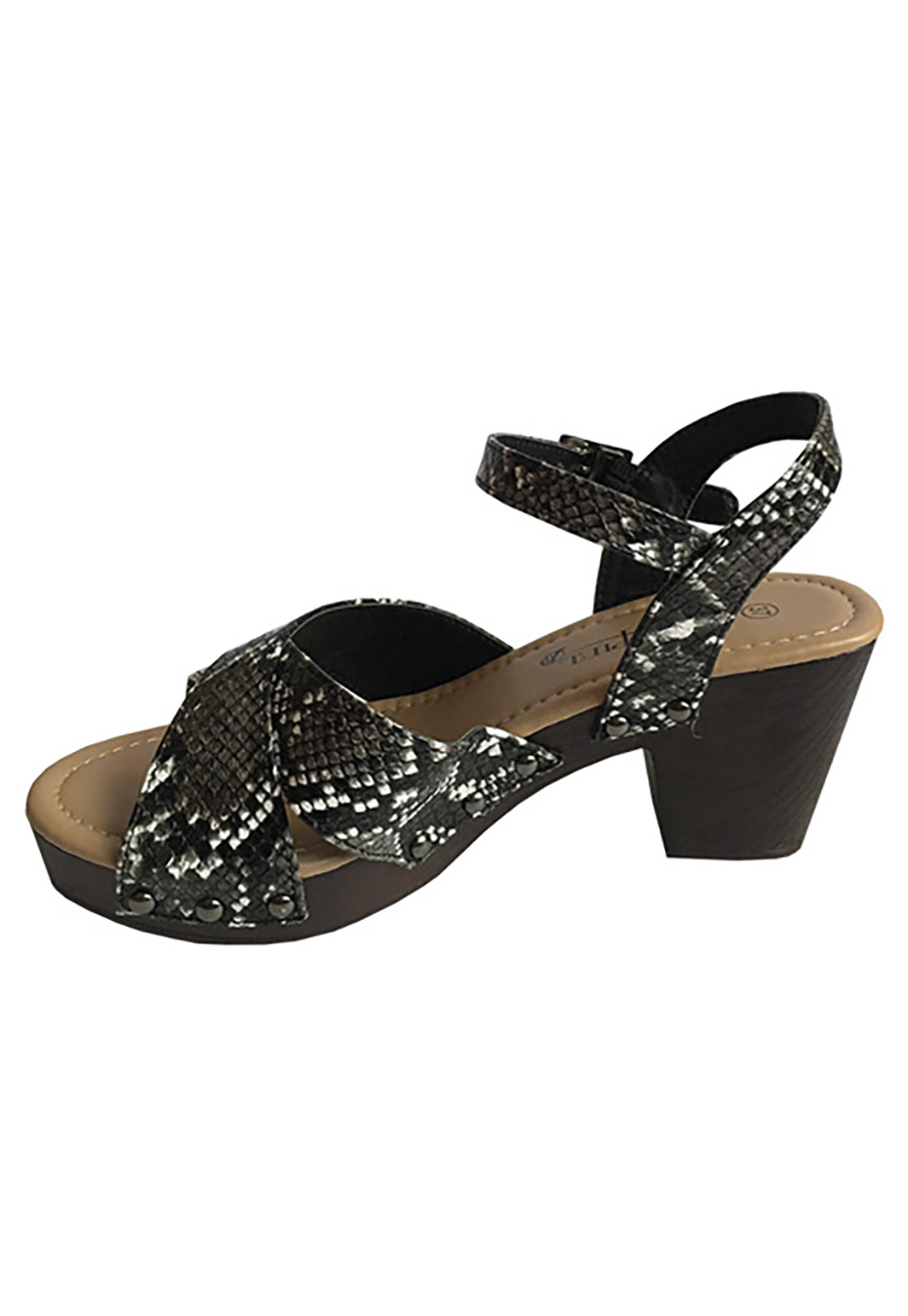 SANDALIA ECOCUERO ZAY49 NEGRO - 5