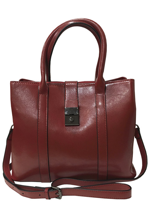CARTERA CUERO CRT33 ROJO - 1