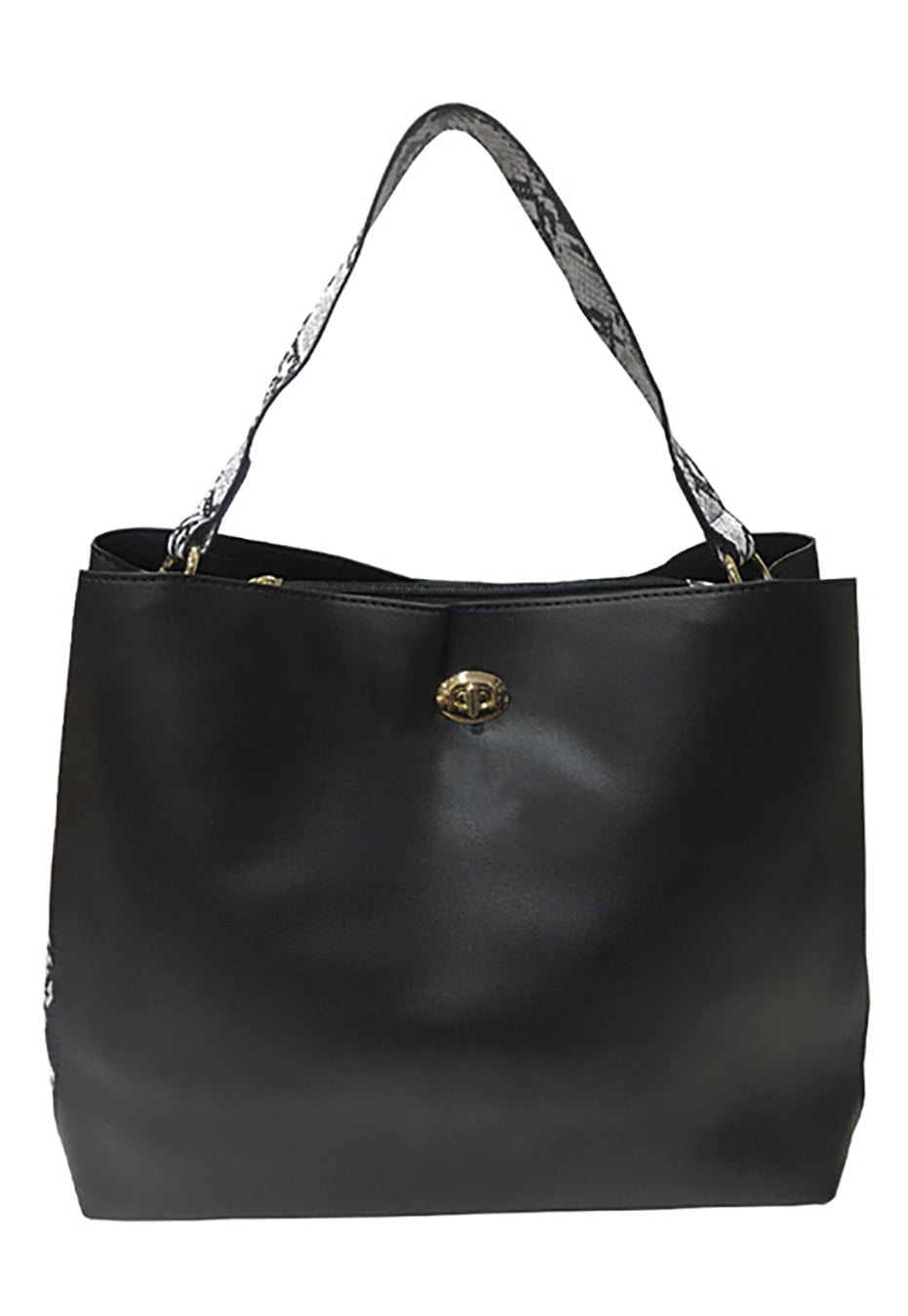 CARTERA CUERO ECOLÓGICO CRS85 NEGRO - 1