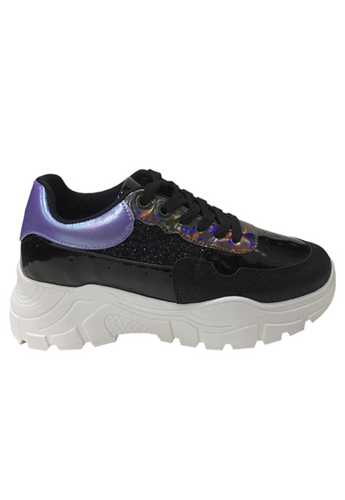 ZAPATILLAS MUJER TODOPIEL CASUALES NEGRO ZAX99 - 1