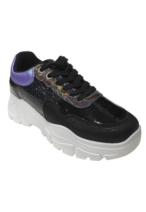 ZAPATILLAS MUJER TODOPIEL CASUALES NEGRO ZAX99 - 2
