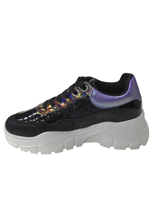 ZAPATILLAS MUJER TODOPIEL CASUALES NEGRO ZAX99 - 5