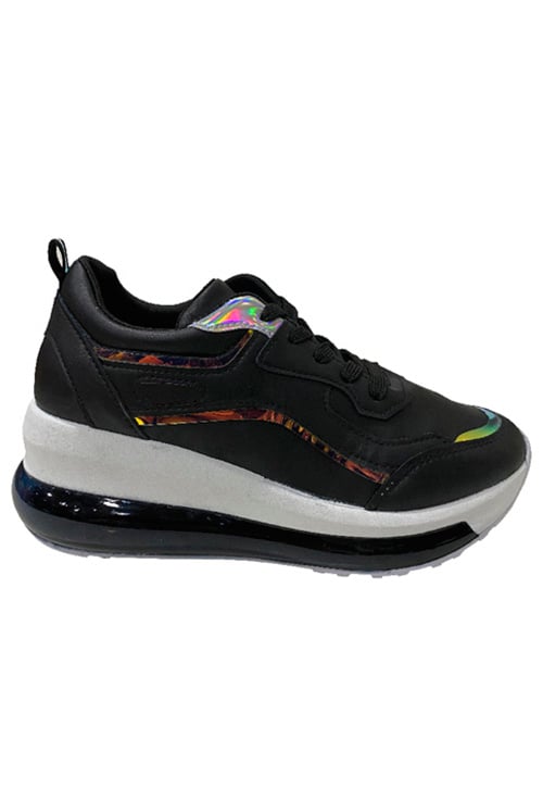 ZAPATILLAS MUJER TODOPIEL CASUALES NEGRO ZAY76 - 1