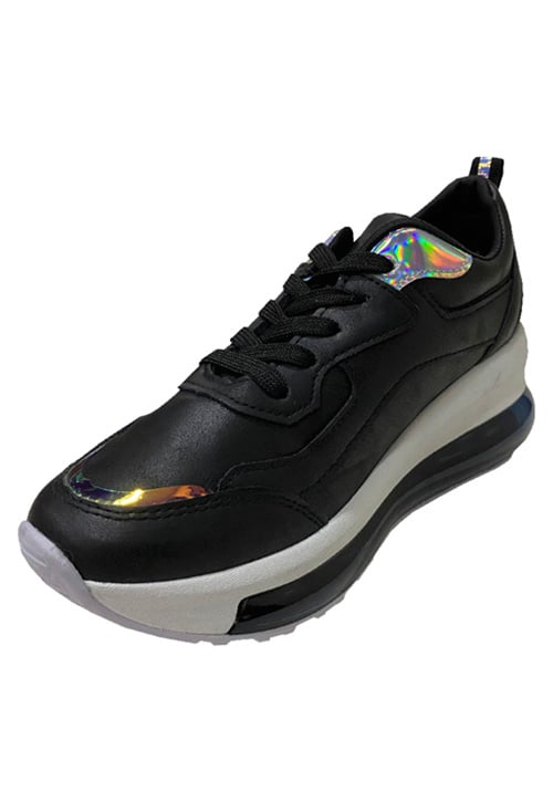 ZAPATILLAS MUJER TODOPIEL CASUALES NEGRO ZAY76 - 4