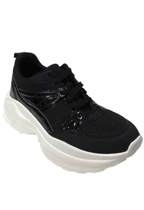 ZAPATILLAS MUJER TODOPIEL CASUALES NEGRO ZAY78 - 2