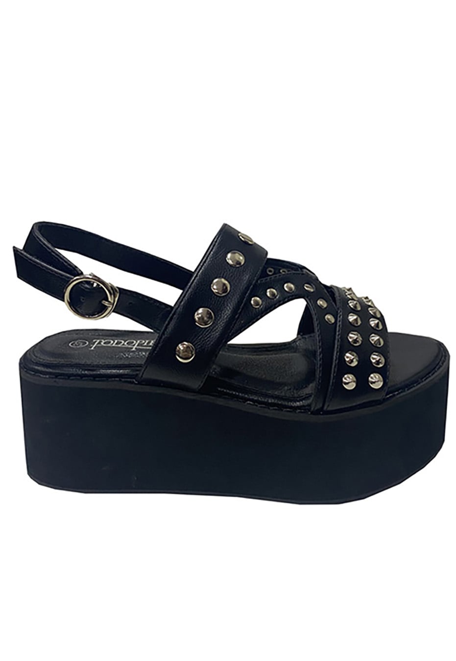 SANDALIAS MUJER TODOPIEL NEGRO ECOCUERO ZAY97 - 1