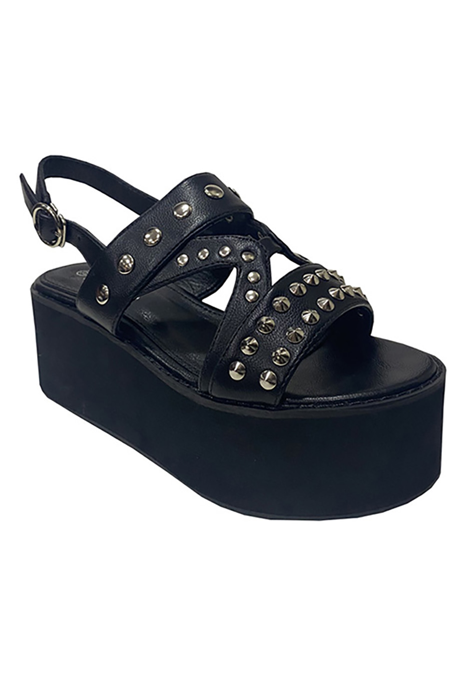 SANDALIAS MUJER TODOPIEL NEGRO ECOCUERO ZAY97 - 2