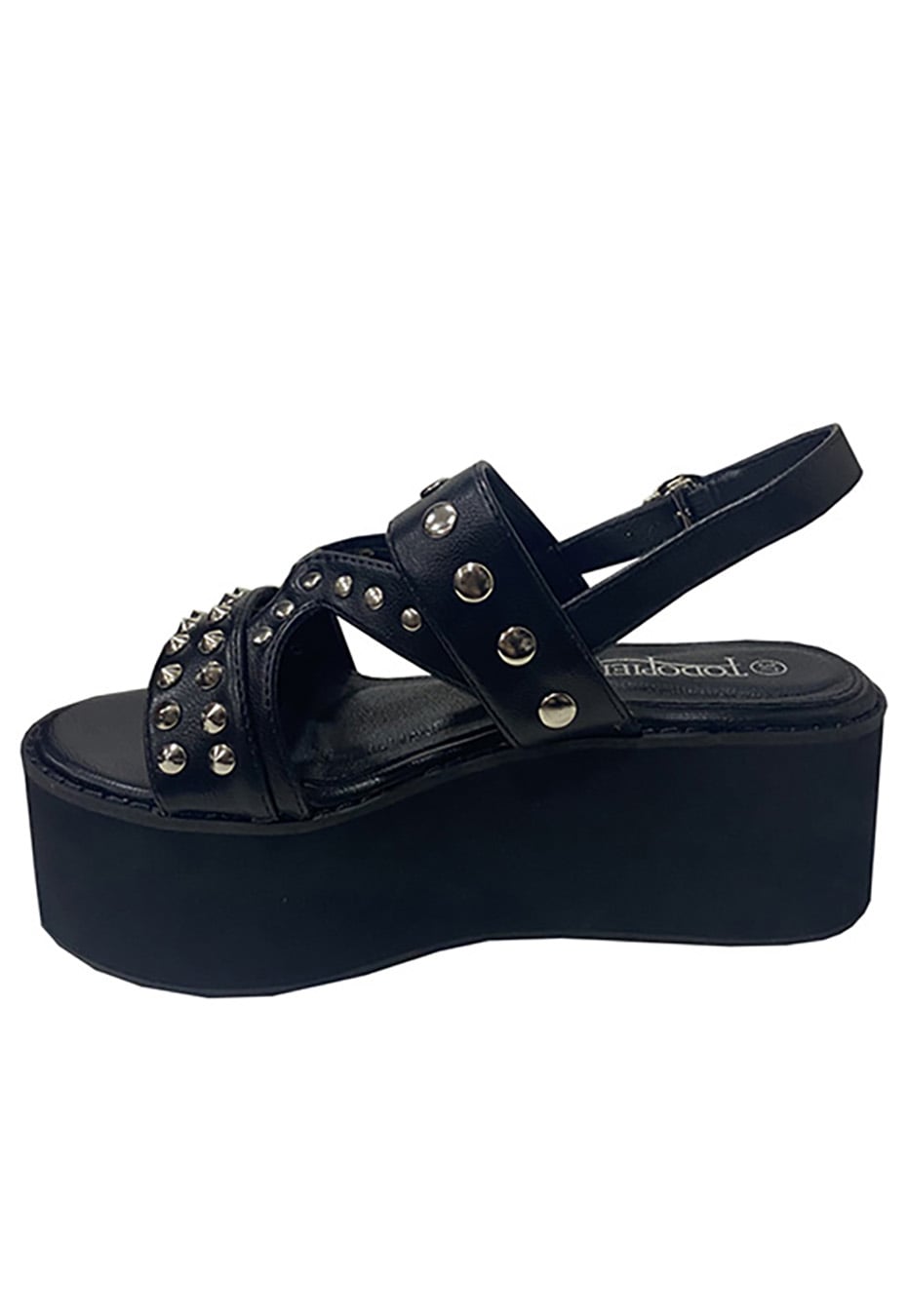 SANDALIAS MUJER TODOPIEL NEGRO ECOCUERO ZAY97 - 5
