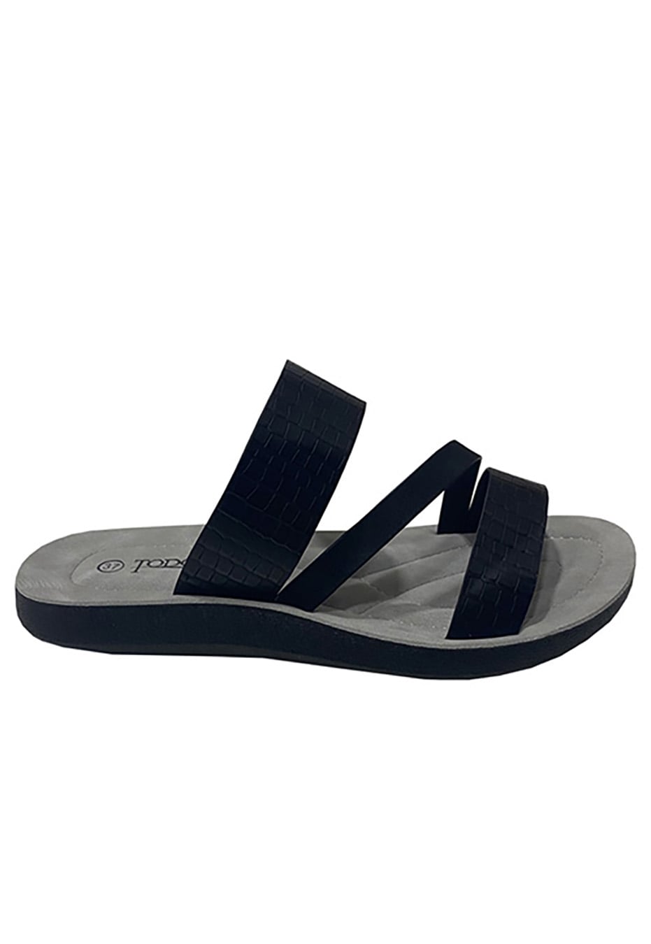 SANDALIAS MUJER TODOPIEL NEGRO ECOCUERO ZAY96 - 1