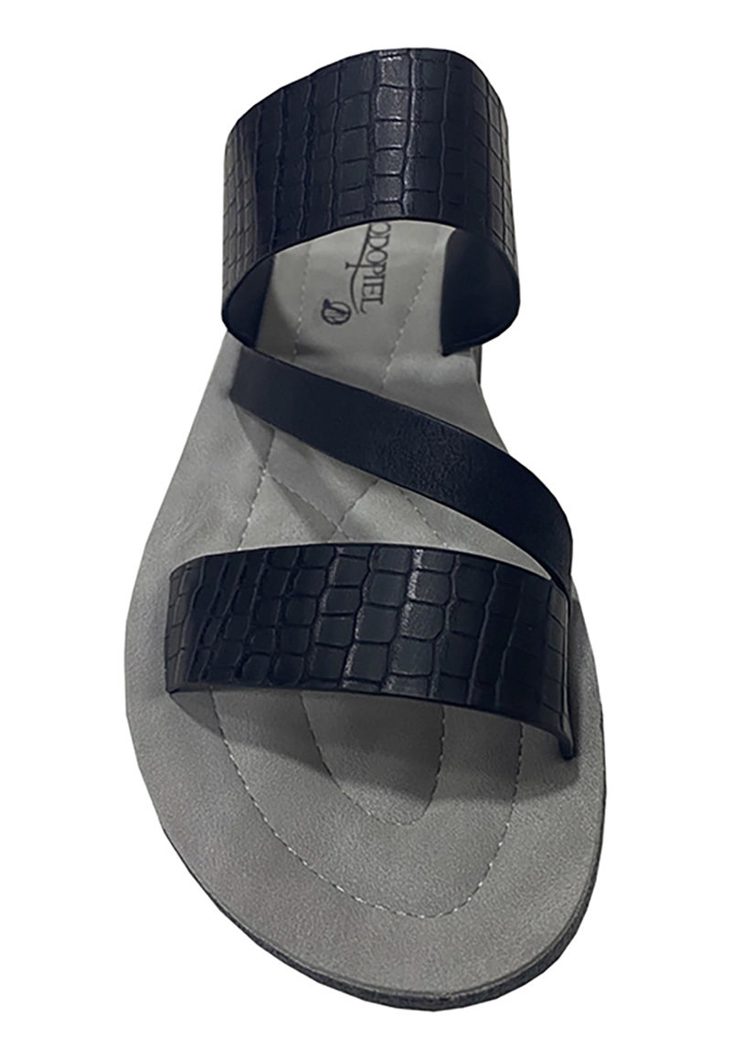 SANDALIAS MUJER TODOPIEL NEGRO ECOCUERO ZAY96 - 3