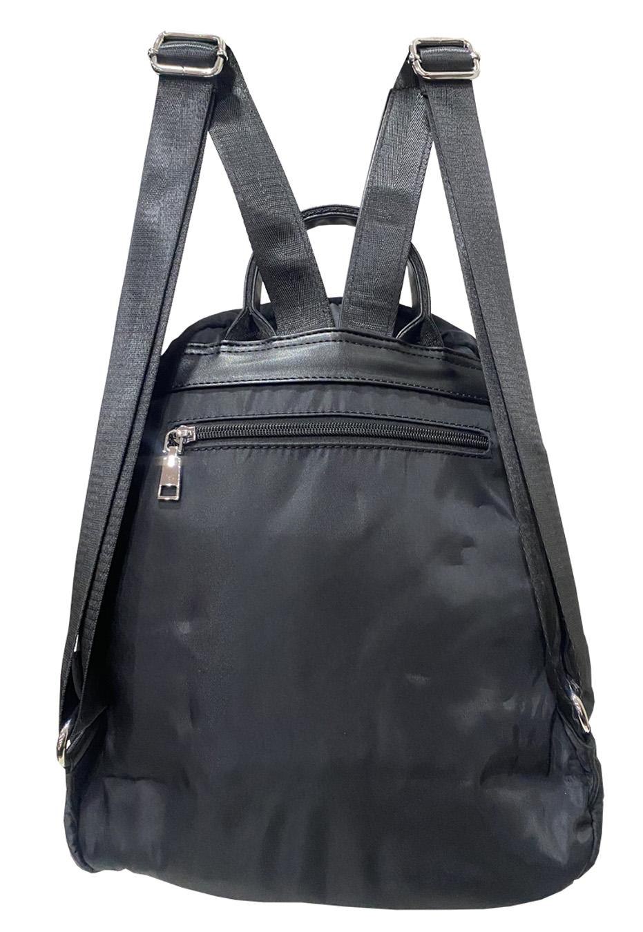 MOCHILA CUERO ECOLÓGICO CRU27 NEGRO - 3