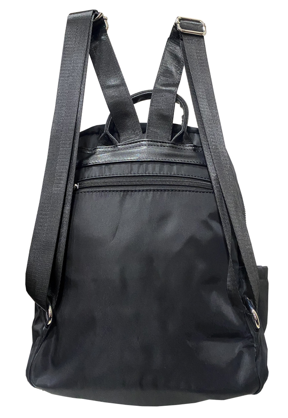 MOCHILA CUERO ECOLÓGICO CRU28 NEGRO - 3