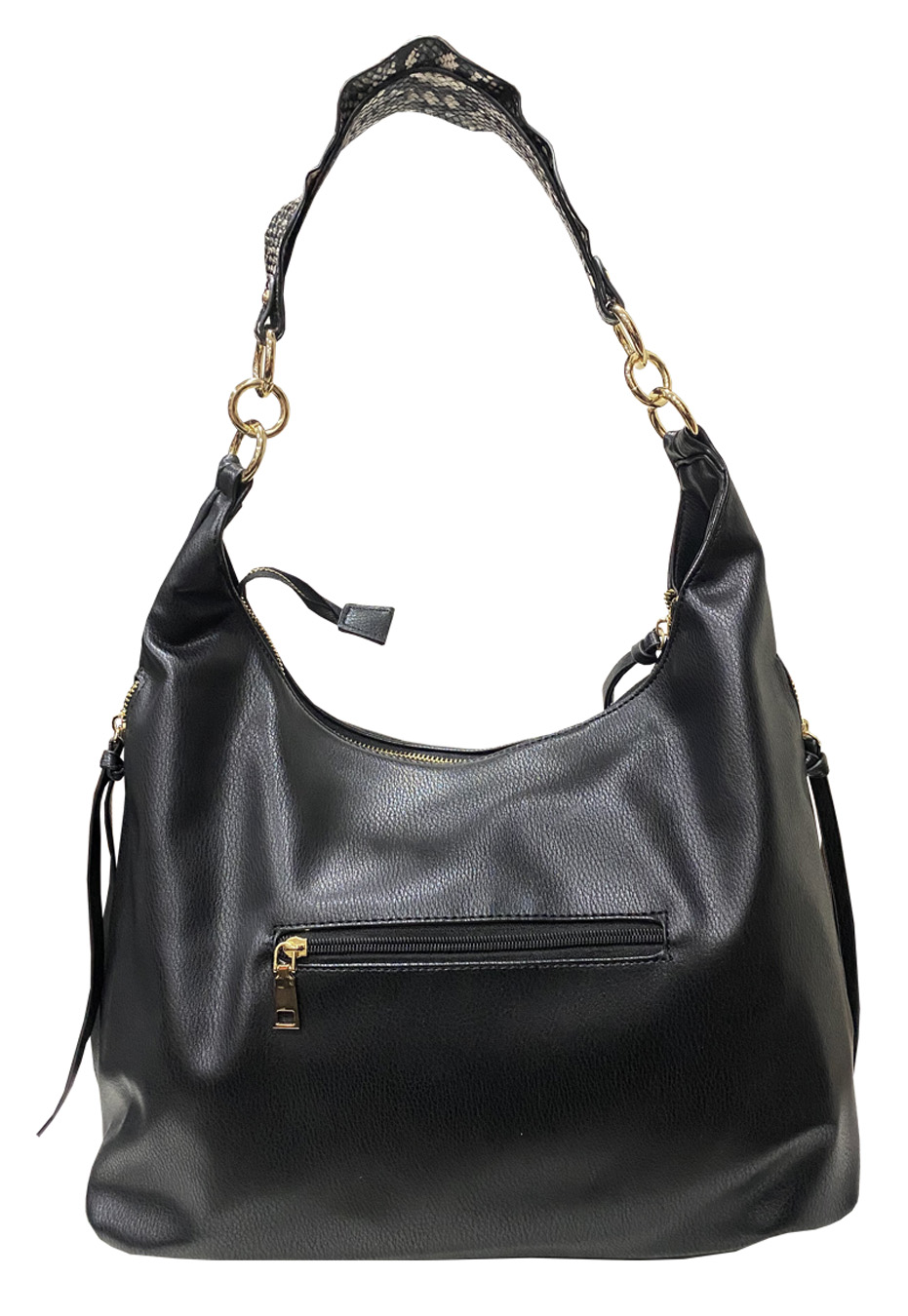 CARTERA CUERO ECOLÓGICO CRU01 NEGRO - 3