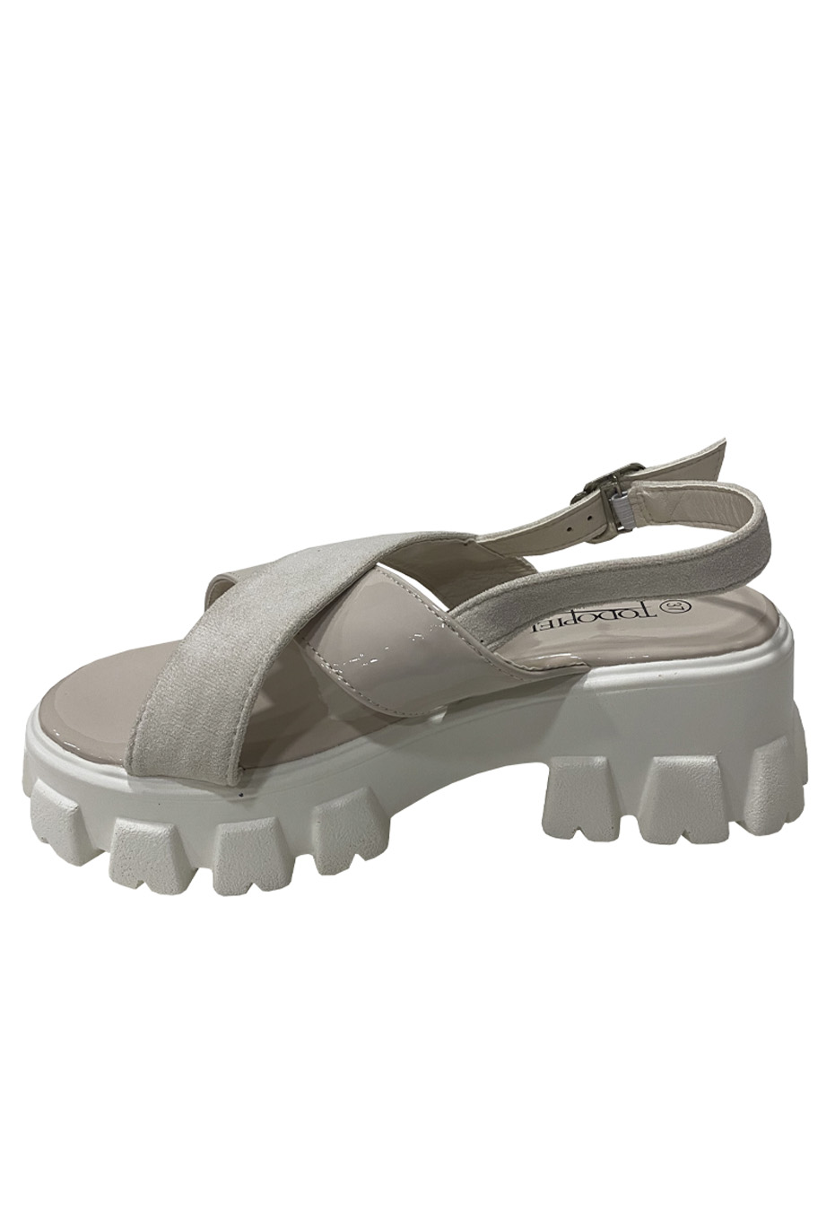SANDALIAS MUJER TODOPIEL BEIGE ECOCUERO ZAY91 - 5