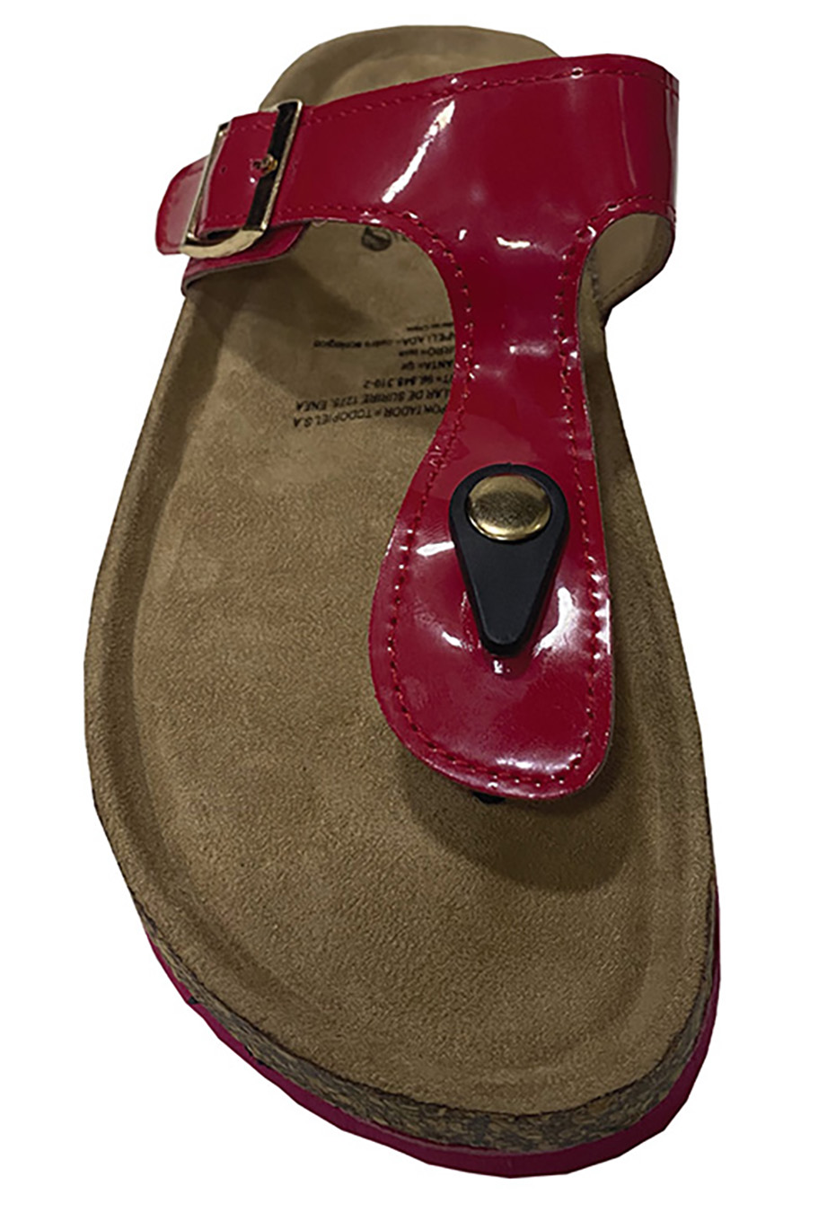SANDALIAS MUJER TODOPIEL ROJO ECOCUERO ZAW03 - 3