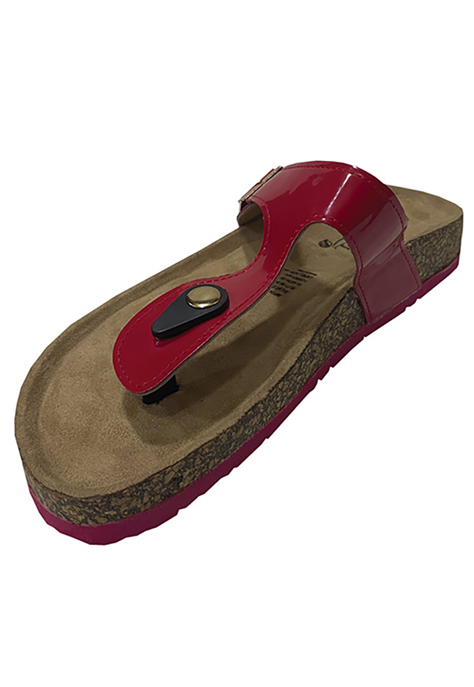SANDALIAS MUJER TODOPIEL ROJO ECOCUERO ZAW03 - 4