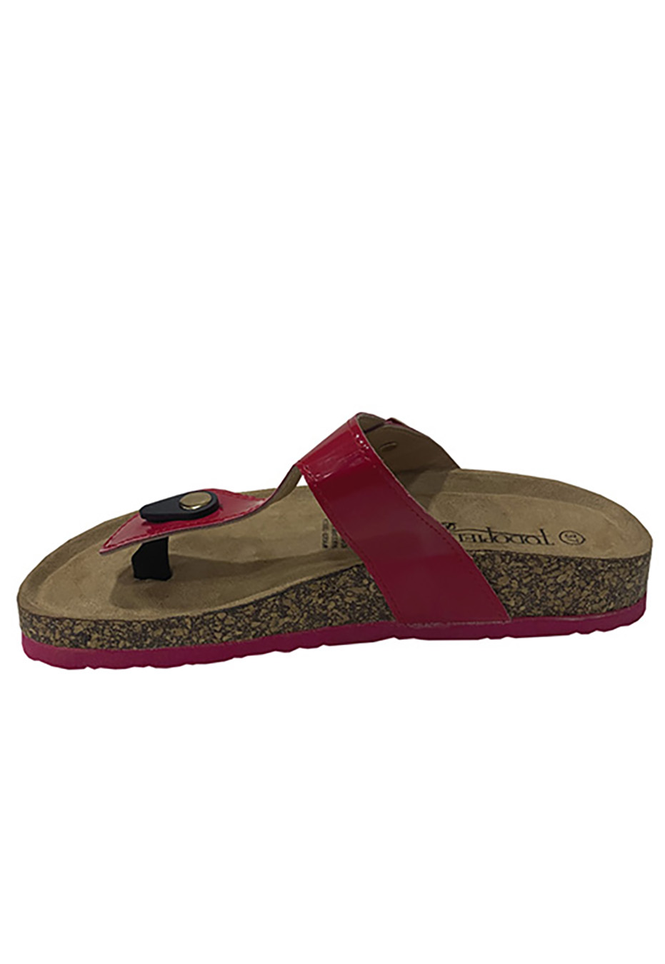 SANDALIAS MUJER TODOPIEL ROJO ECOCUERO ZAW03 - 5