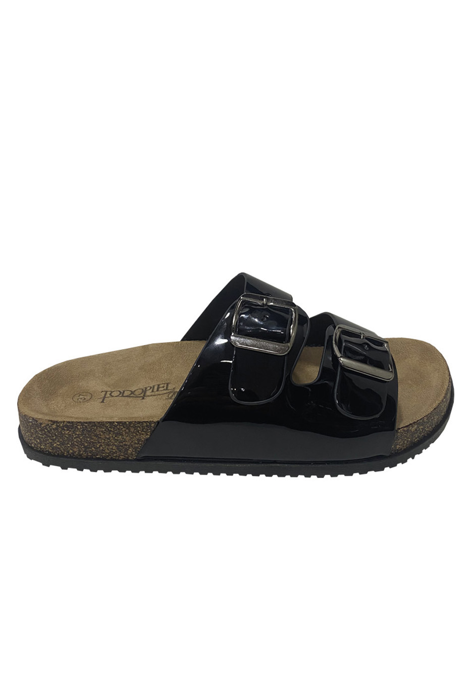 SANDALIA ECOCUERO ZAY93 NEGRO - 1