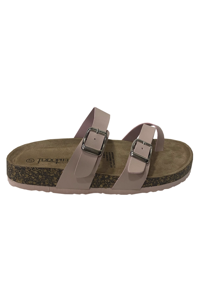 SANDALIA ECOCUERO ZAY94 ROSADO - 1