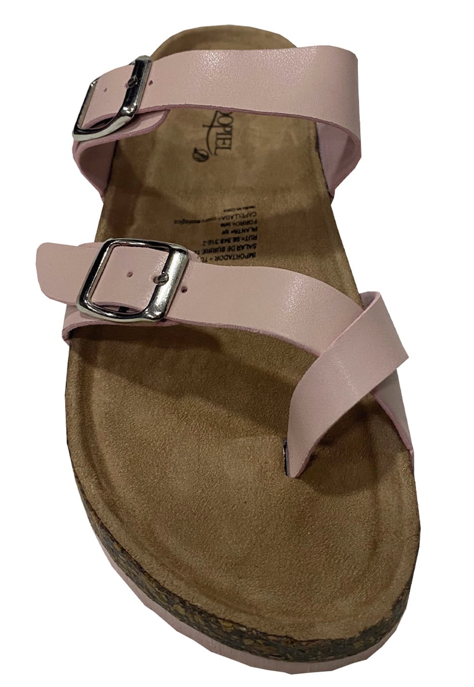 SANDALIAS MUJER TODOPIEL ROSADO ECOCUERO ZAY94 - 3