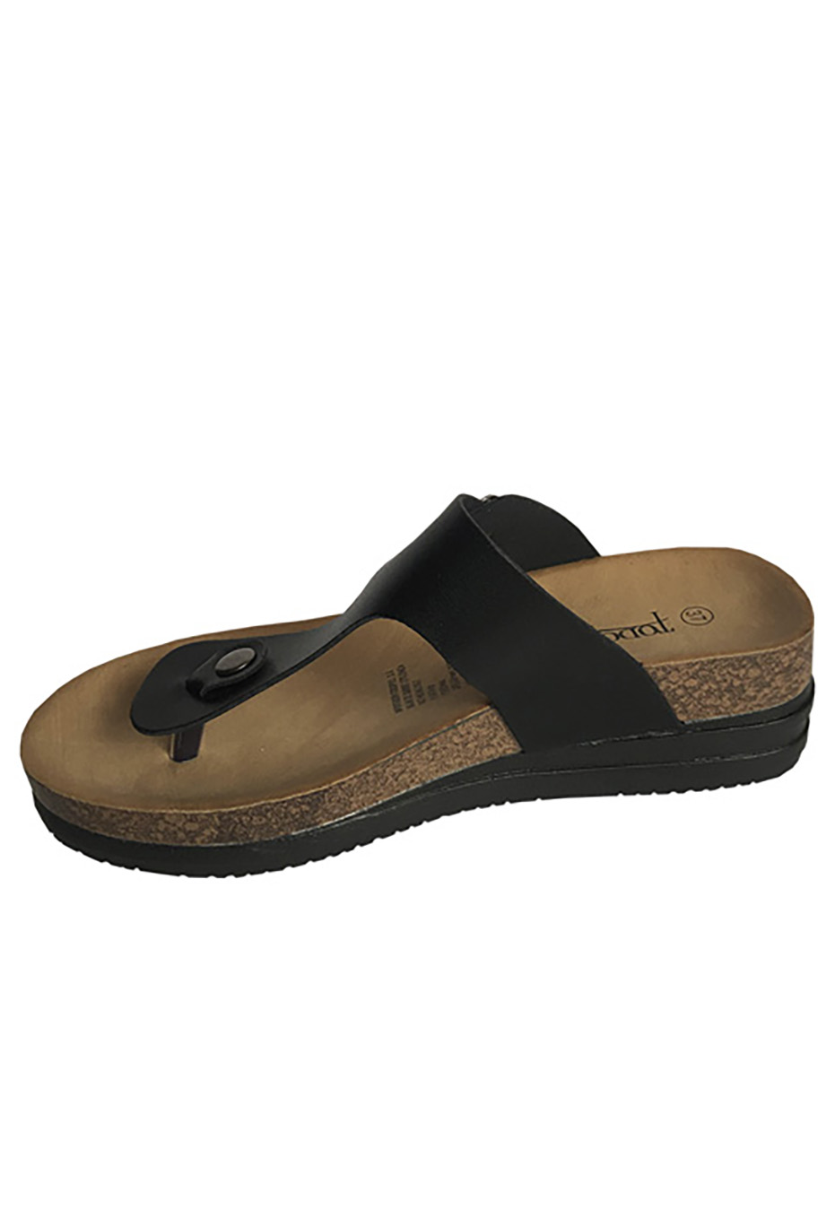 SANDALIA ECOCUERO ZAY33 NEGRO - 5