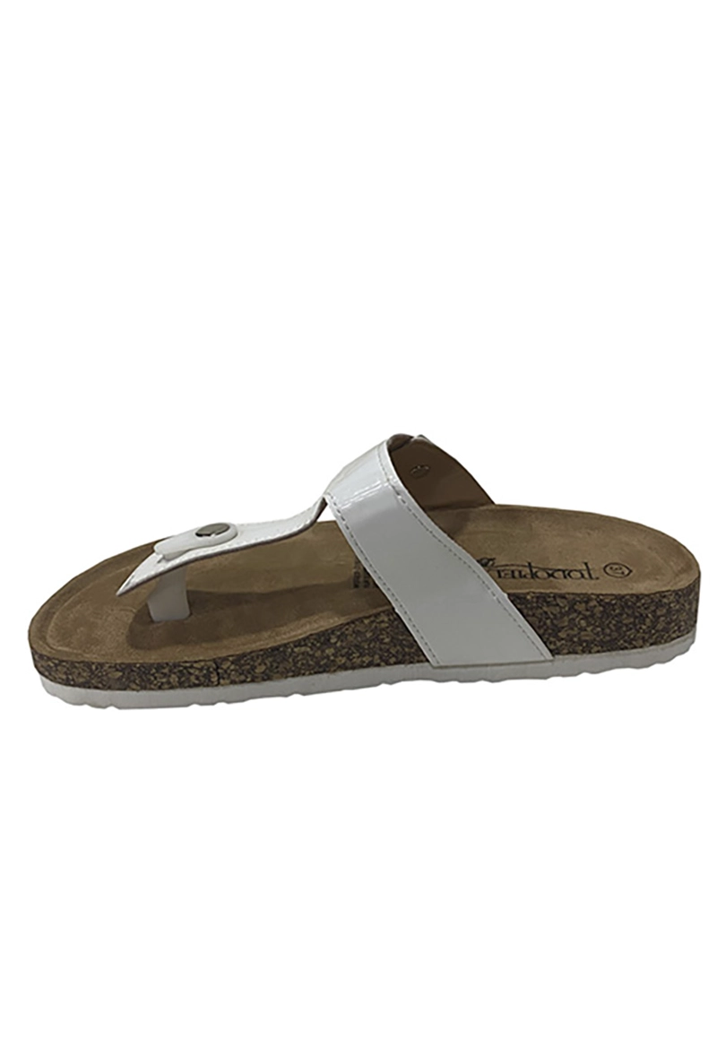 SANDALIAS MUJER TODOPIEL BLANCO ECOCUERO ZAW03 CHAROL - 5