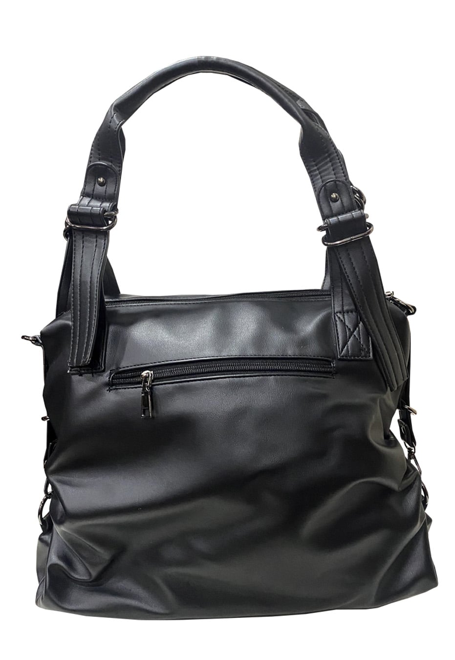CARTERA CUERO ECOLÓGICO CRT99 NEGRO - 3