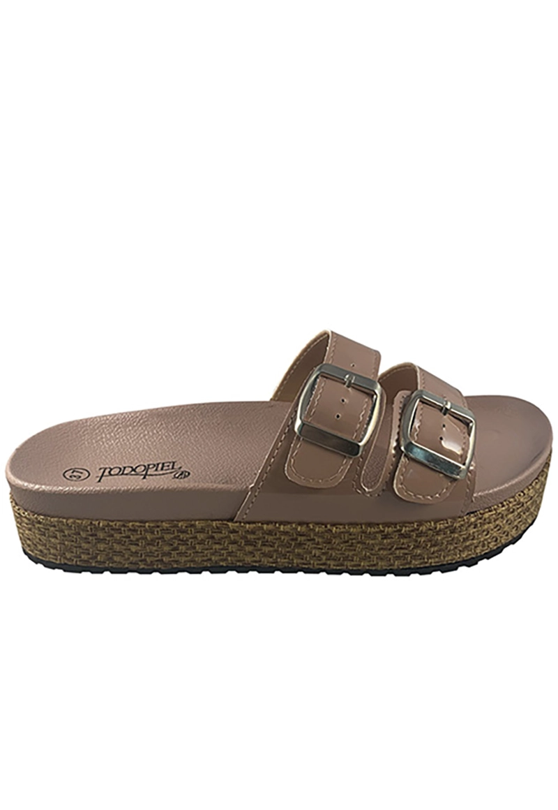 SANDALIAS MUJER TODOPIEL ECOCUERO ZAU77 PINK SHINE - 1