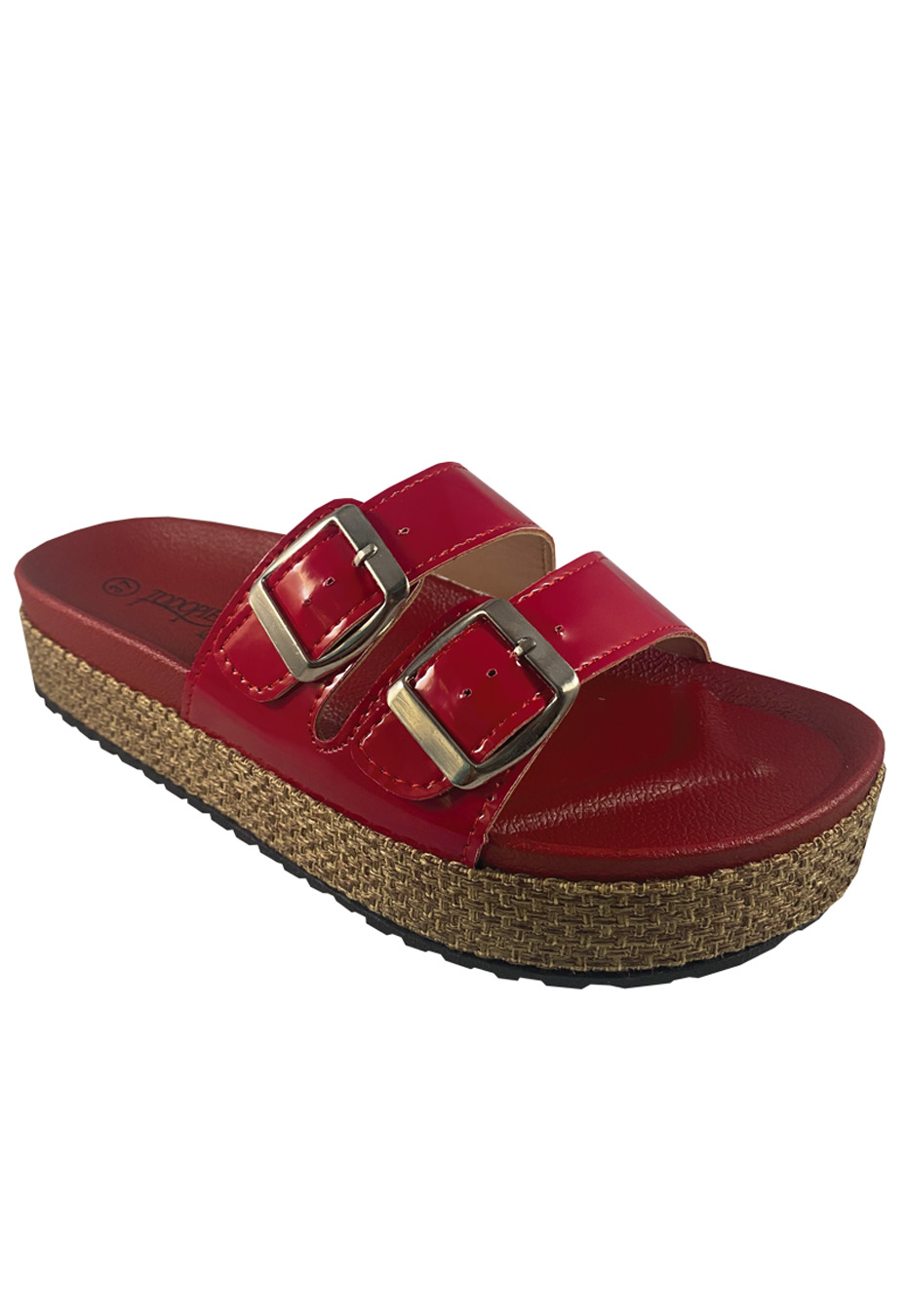 SANDALIAS MUJER TODOPIEL ROJO ECOCUERO ZAU77 - 2
