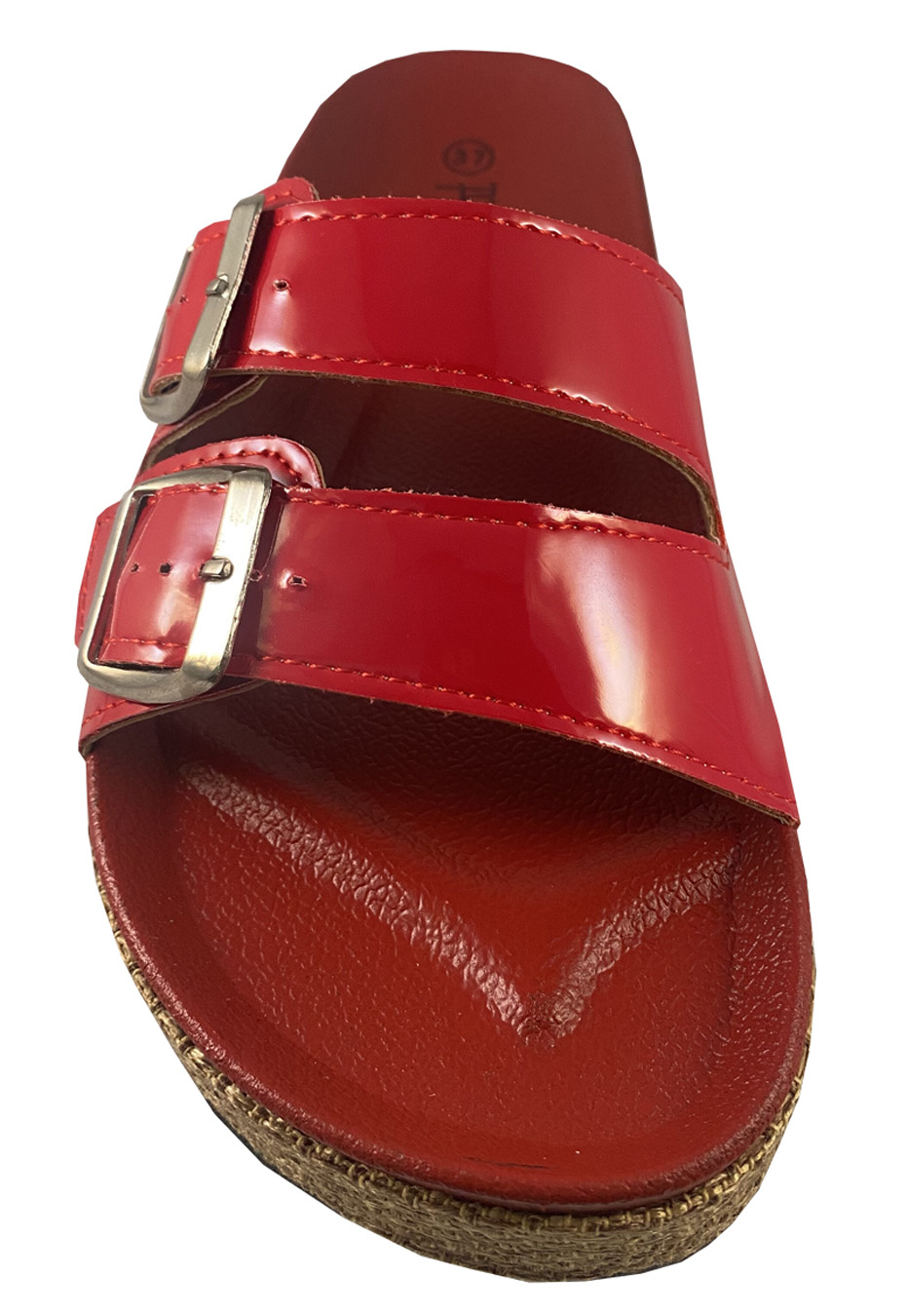 SANDALIAS MUJER TODOPIEL ROJO ECOCUERO ZAU77 - 3