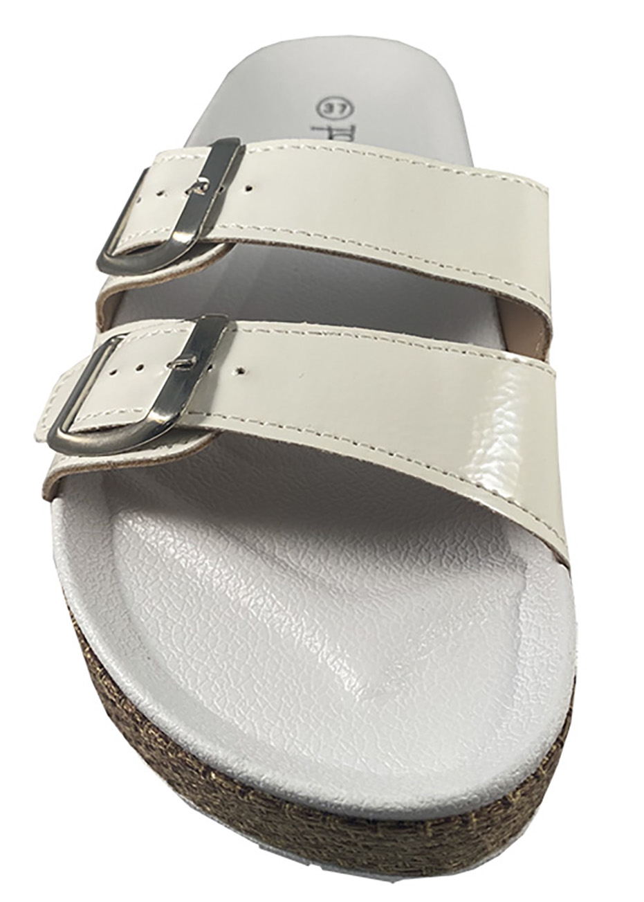 SANDALIA ECOCUERO ZAU77 BLANCO CHAROL - 3
