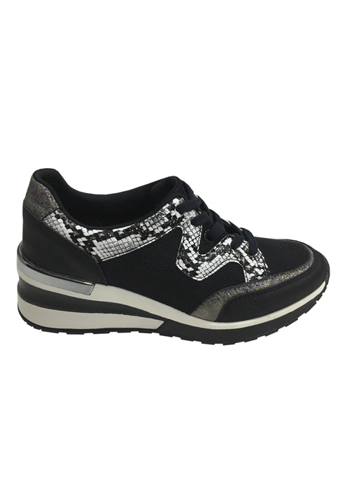 ZAPATILLAS MUJER TODOPIEL CASUALES NEGRO ZAX89 - 1