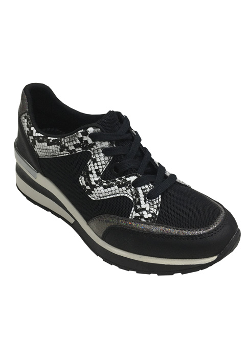 ZAPATILLAS MUJER TODOPIEL CASUALES NEGRO ZAX89 - 2