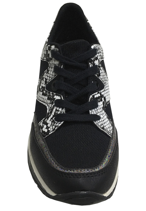 ZAPATILLAS MUJER TODOPIEL CASUALES NEGRO ZAX89 - 3