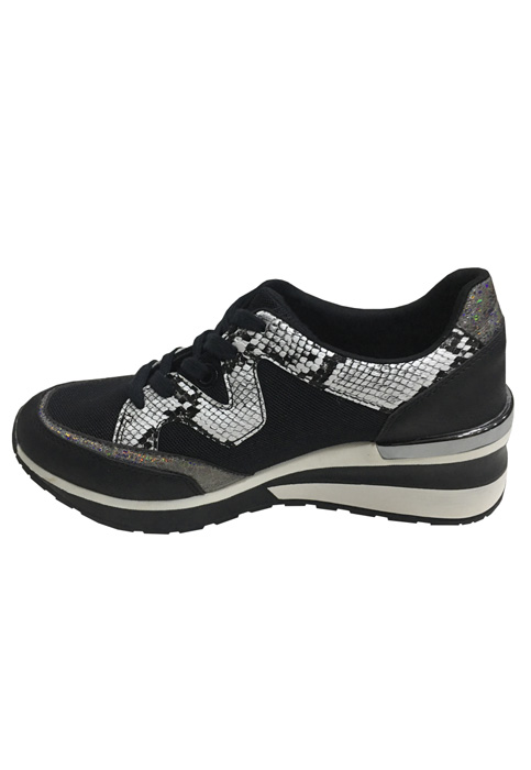ZAPATILLAS MUJER TODOPIEL CASUALES NEGRO ZAX89 - 5