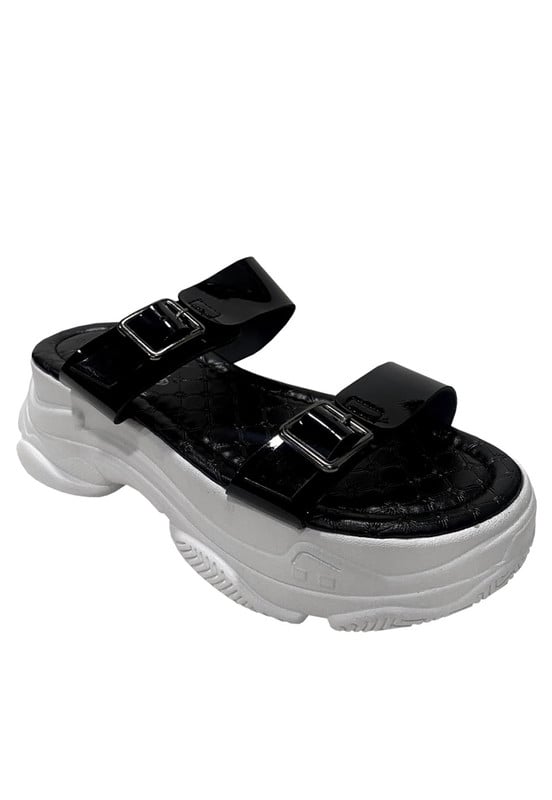SANDALIAS MUJER TODOPIEL NEGRO ECOCUERO ZAZ28 - 2