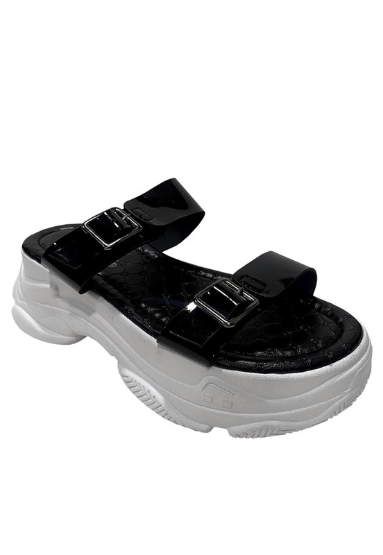 SANDALIAS MUJER TODOPIEL NEGRO ECOCUERO ZAZ28 - 2
