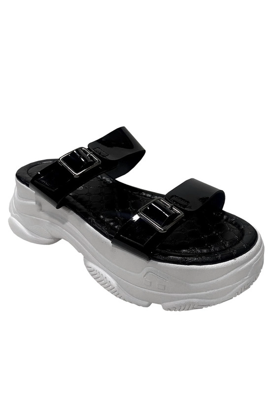 SANDALIAS MUJER TODOPIEL NEGRO ECOCUERO ZAZ28 - 2