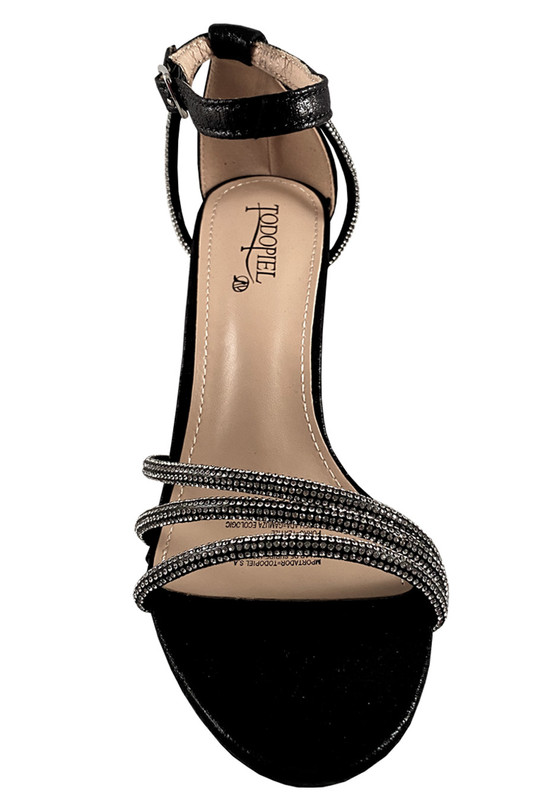 SANDALIAS MUJER TODOPIEL NEGRO ECOCUERO ZAZ15 - 3