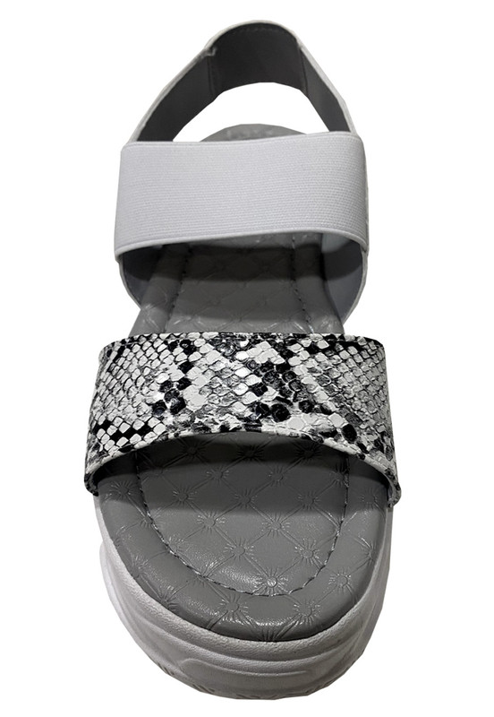SANDALIAS MUJER TODOPIEL BLANCO ECOCUERO ZAZ29 - 3