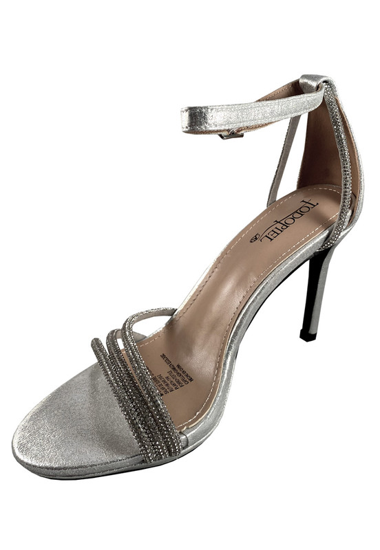 SANDALIAS MUJER TODOPIEL PLATA ECOCUERO ZAZ15 - 4