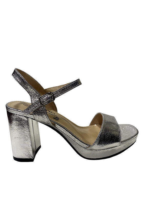 SANDALIAS MUJER TODOPIEL PLATA ECOCUERO ZAZ30