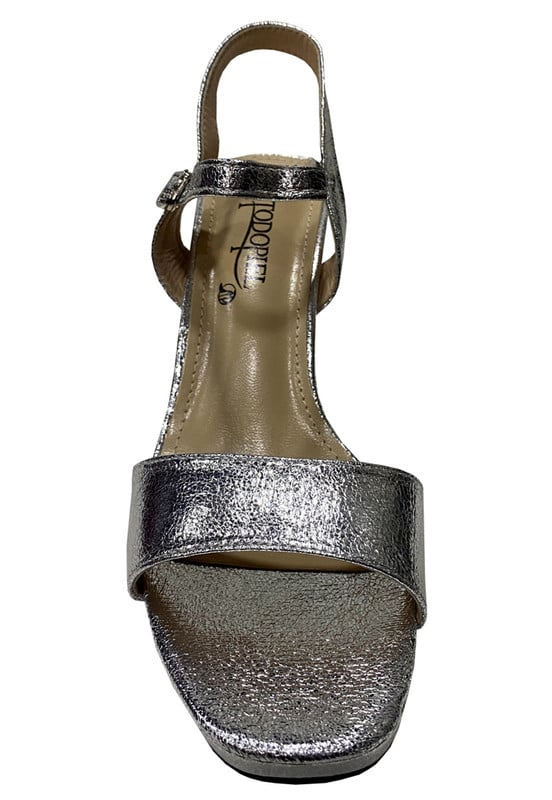 SANDALIAS MUJER TODOPIEL PLATA ECOCUERO ZAZ30 - 3