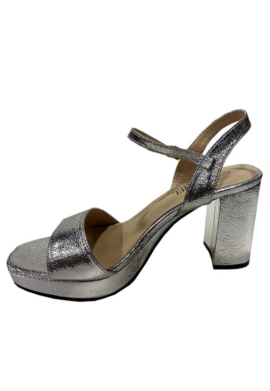 SANDALIAS MUJER TODOPIEL PLATA ECOCUERO ZAZ30 - 5