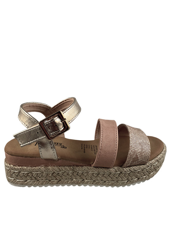 SANDALIAS MUJER TODOPIEL ROSA ECOCUERO ZAZ19 - 1