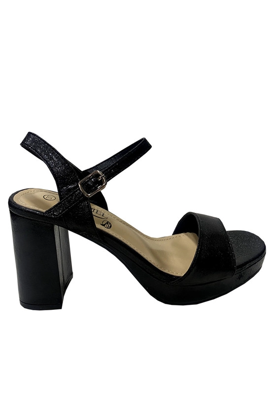 SANDALIAS MUJER TODOPIEL NEGRO ECOCUERO ZAZ30 35
