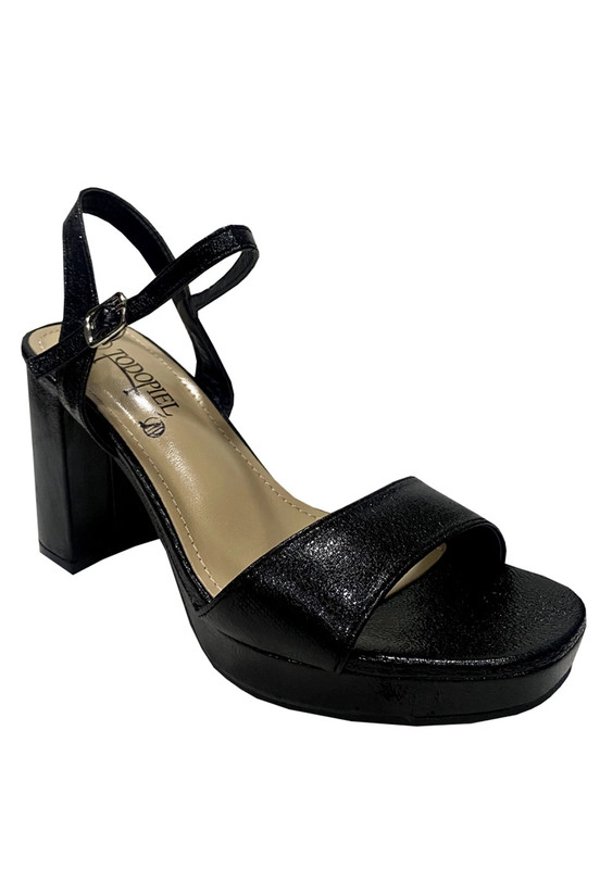 SANDALIAS MUJER TODOPIEL NEGRO ECOCUERO ZAZ30 - 2