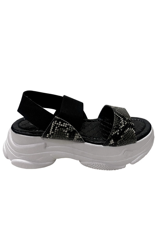 SANDALIAS MUJER TODOPIEL NEGRO ECOCUERO ZAZ29 - 1