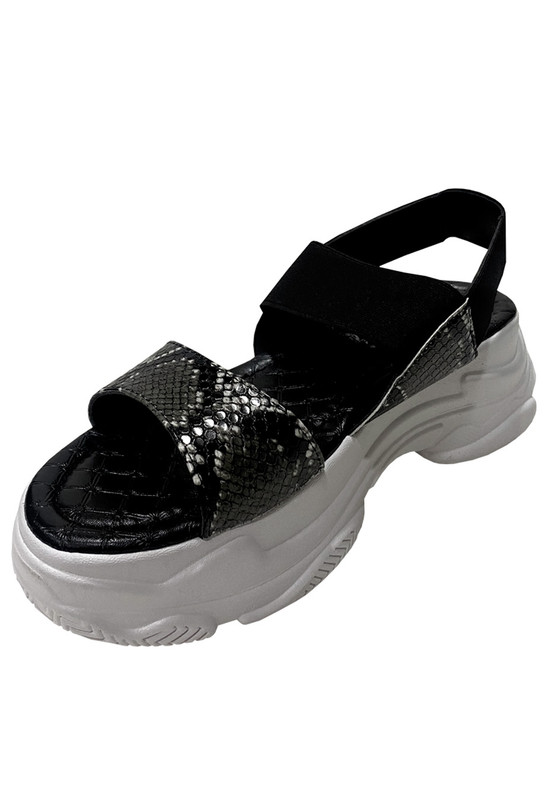 SANDALIAS MUJER TODOPIEL NEGRO ECOCUERO ZAZ29 - 4